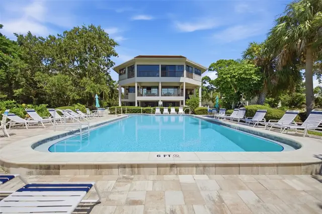 Solar-heated community pool, 300 S Florida Ave #100K, Tarpon Springs